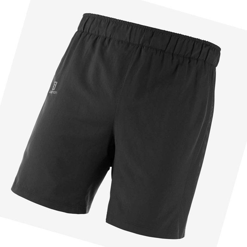 Salomon AGILE 2IN1 Kurze Hose Herren Schwarz | MAEUWTV-16