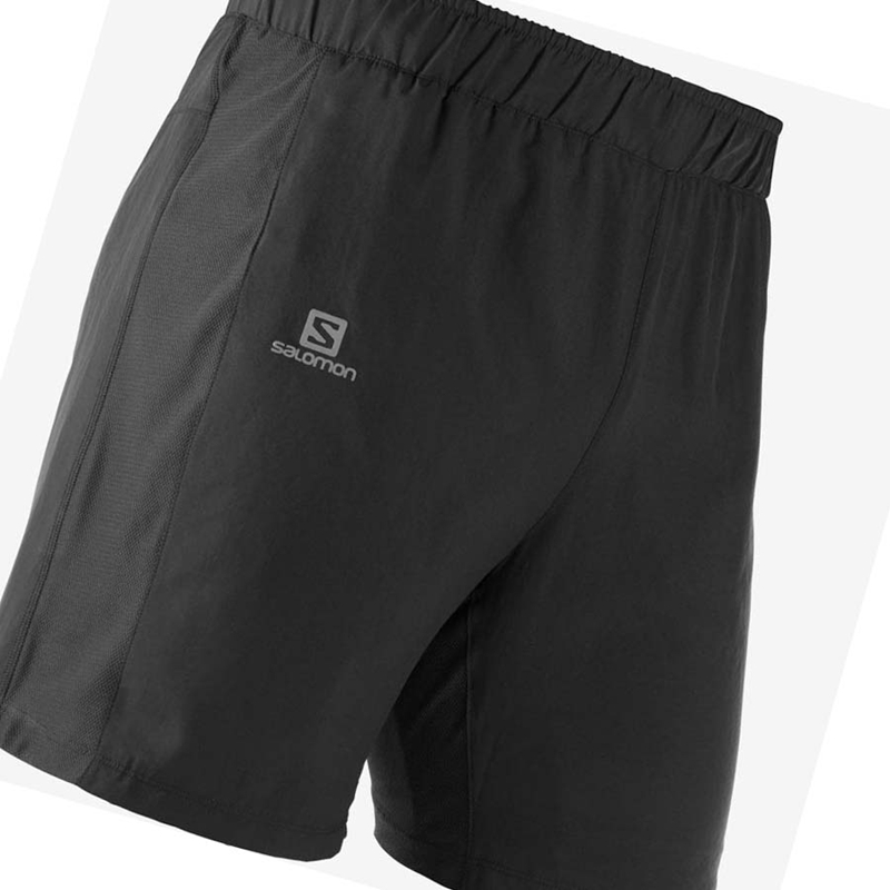Salomon AGILE 2IN1 Kurze Hose Herren Schwarz | MAEUWTV-16