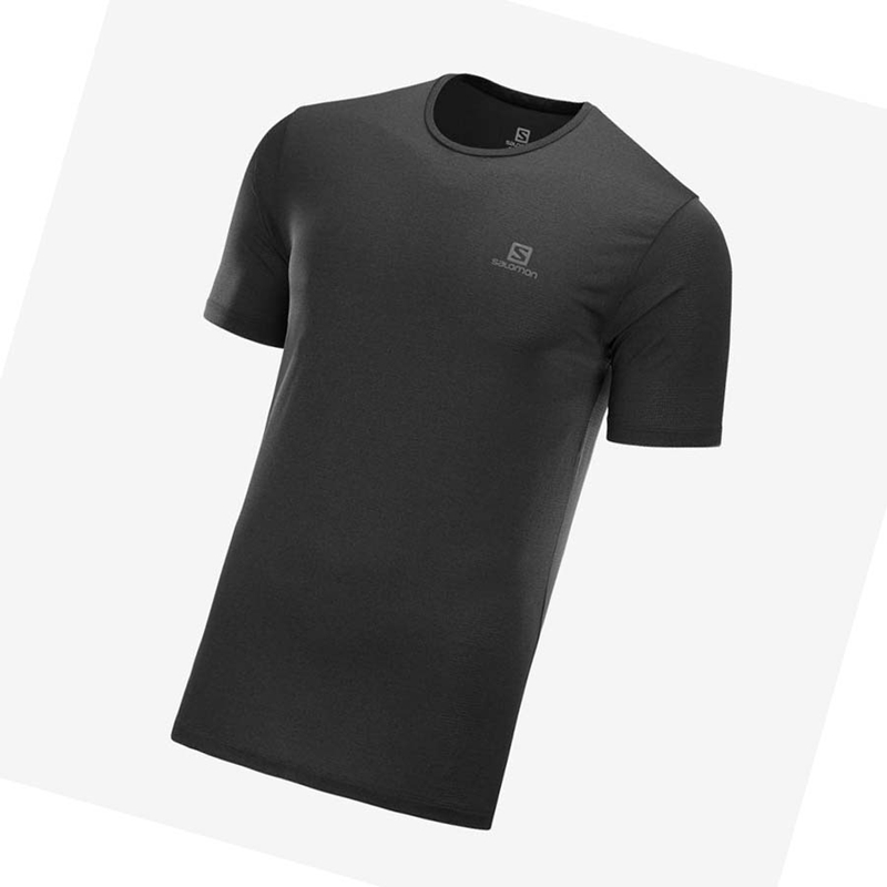 Salomon AGILE TRAINING T-shirts Herren Schwarz | WUTBFRQ-20