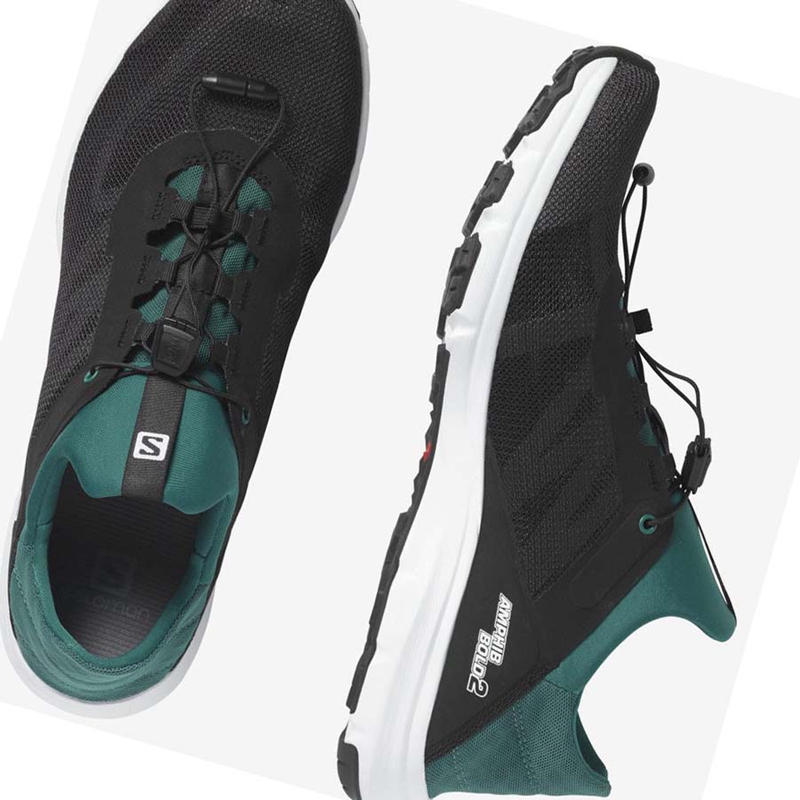 Salomon AMPHIB BOLD 2 Wasserschuhe Herren Schwarz Olivgrün | KXPUMSD-52
