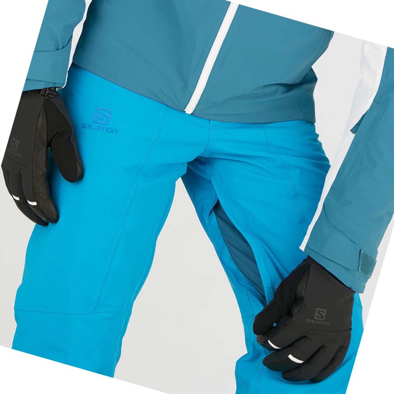 Salomon BRILLIANT Ski Hosen Herren Blau | ERWAUMZ-25