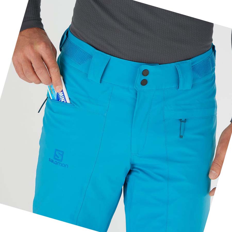 Salomon BRILLIANT Ski Hosen Herren Blau | ERWAUMZ-25