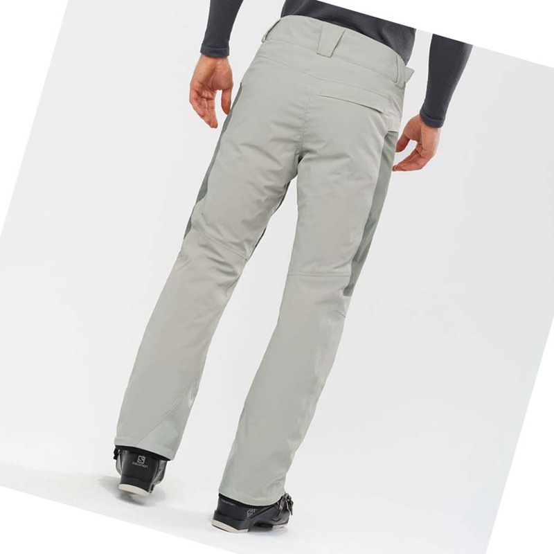 Salomon BRILLIANT Ski Hosen Herren Olivgrün | RHDXKQS-04