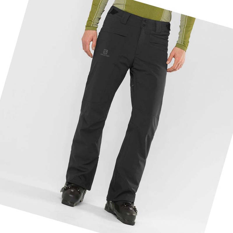 Salomon BRILLIANT Ski Hosen Herren Schwarz | ZPMXQTF-96