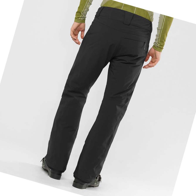 Salomon BRILLIANT Ski Hosen Herren Schwarz | ZPMXQTF-96