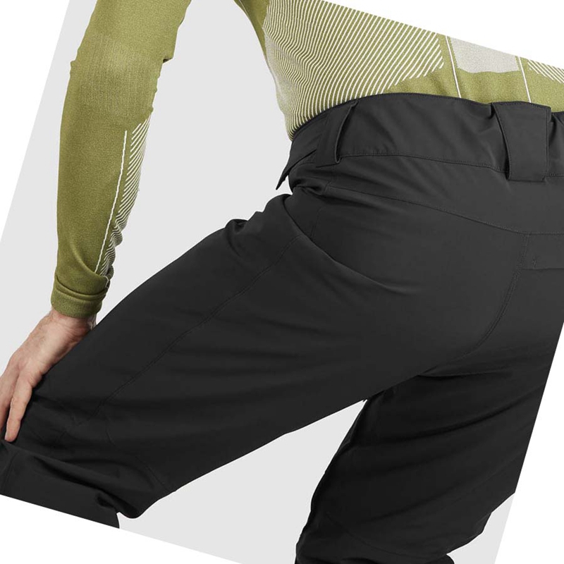 Salomon BRILLIANT Ski Hosen Herren Schwarz | ZPMXQTF-96