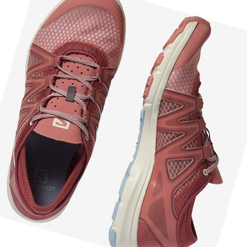 Salomon CROSSAMPHIBIAN SWIFT 2 Wasserschuhe Damen Rot | PMRYLVE-53