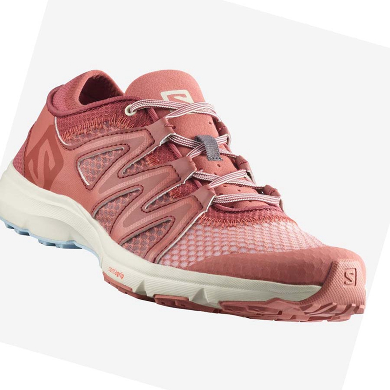 Salomon CROSSAMPHIBIAN SWIFT 2 Wasserschuhe Damen Rot | PMRYLVE-53
