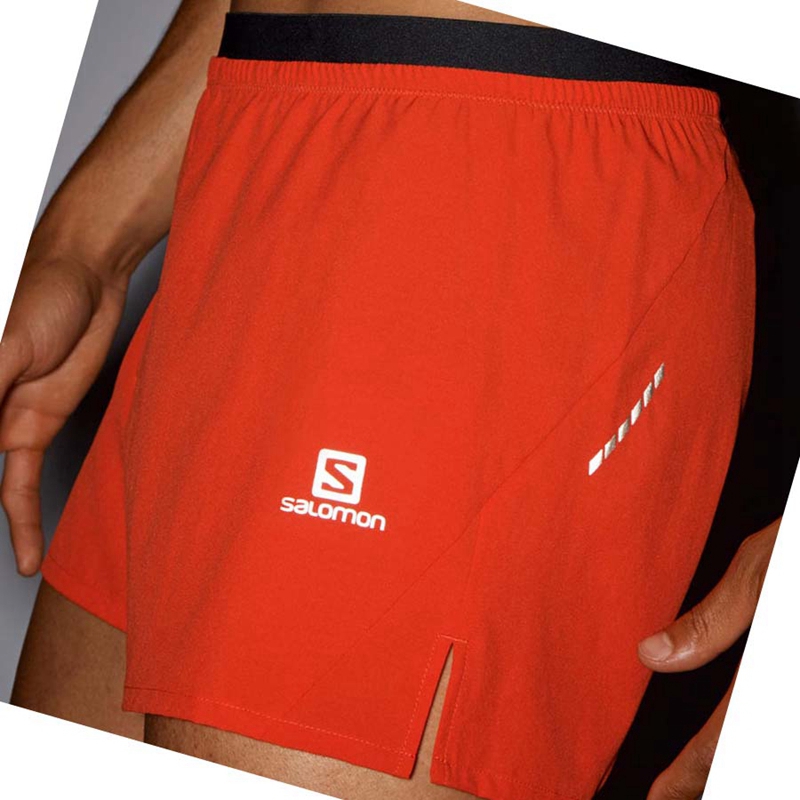 Salomon CROSS 3'' Kurze Hose Herren Orange | LWQRDOP-12