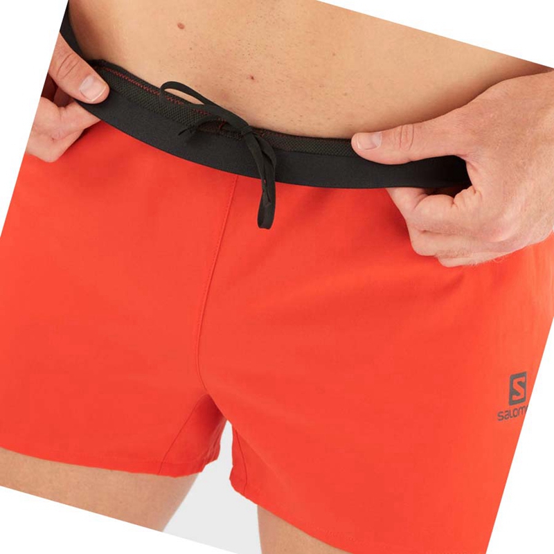Salomon CROSS 3'' Kurze Hose Herren Orange | LWQRDOP-12