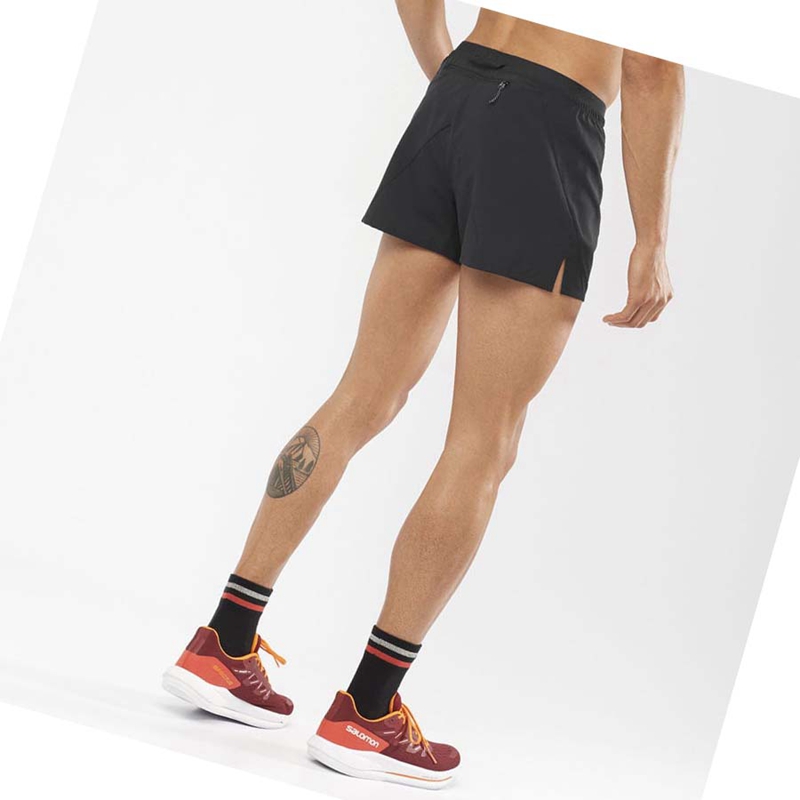 Salomon CROSS 3'' Kurze Hose Herren Schwarz | WUCVXQD-32