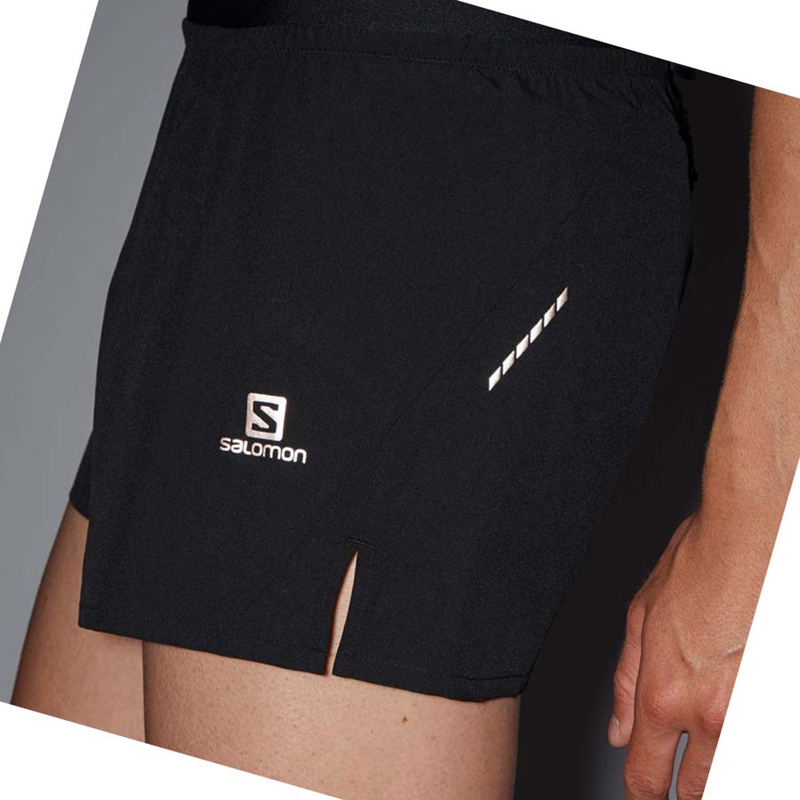 Salomon CROSS 3'' Kurze Hose Herren Schwarz | WUCVXQD-32