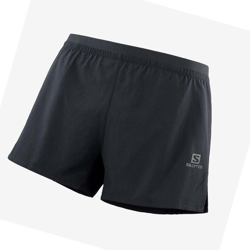 Salomon CROSS 3\'\' Kurze Hose Herren Schwarz | WUCVXQD-32