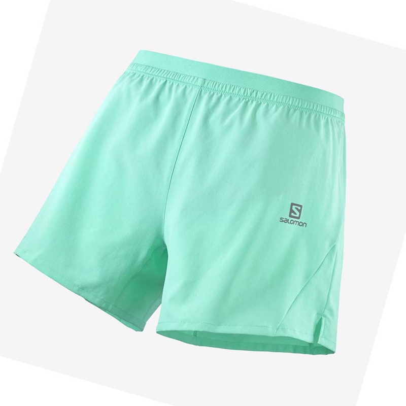 Salomon CROSS 5\'\' Kurze Hose Herren Mintfarben | LSDVJQR-39