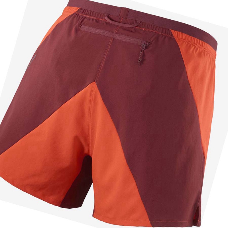 Salomon CROSS 5'' Kurze Hose Herren Orange | JNMUSWO-01