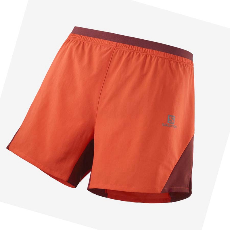 Salomon CROSS 5\'\' Kurze Hose Herren Orange | JNMUSWO-01