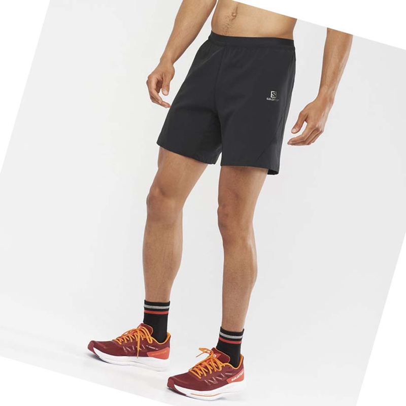 Salomon CROSS 7'' Kurze Hose Herren Schwarz | XIWVRCZ-58