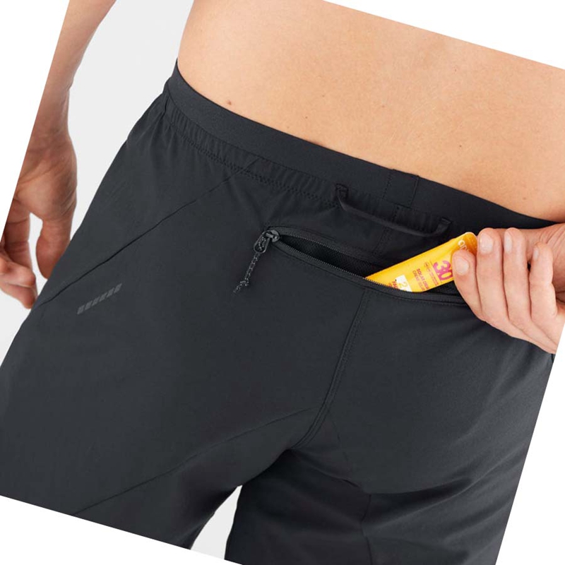 Salomon CROSS 7'' Kurze Hose Herren Schwarz | XIWVRCZ-58