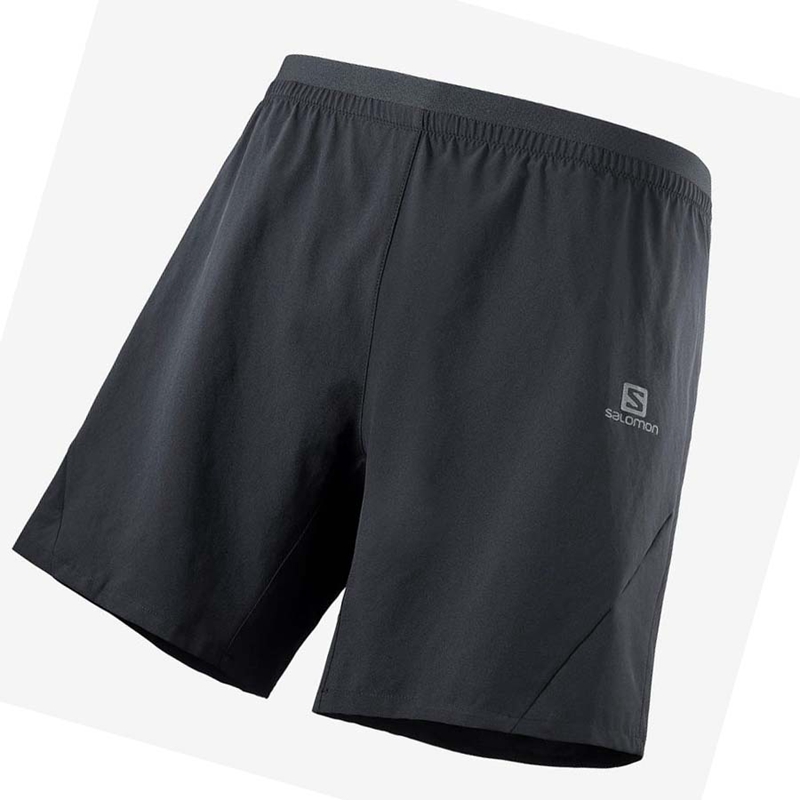 Salomon CROSS 7\'\' Kurze Hose Herren Schwarz | XIWVRCZ-58