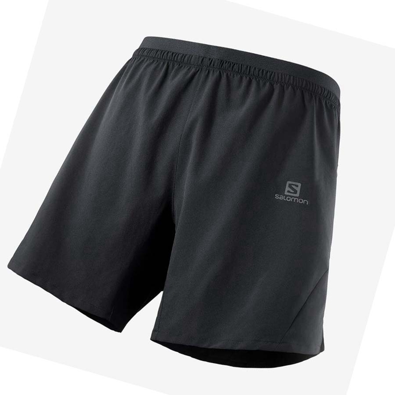Salomon CROSS 7\'\' NO LINER Kurze Hose Herren Schwarz | LXHIEDC-23