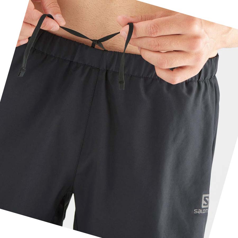 Salomon CROSS REBEL 5'' Kurze Hose Herren Schwarz | DLNIZGA-18