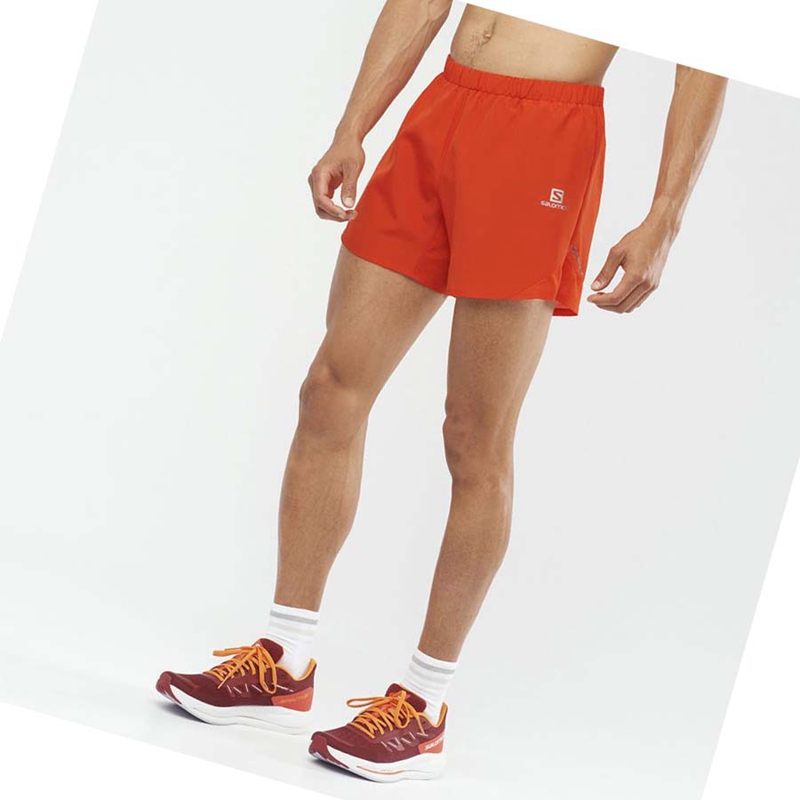 Salomon CROSS REBEL 5'' Kurze Hose Herren Orange | NZJRCFV-09