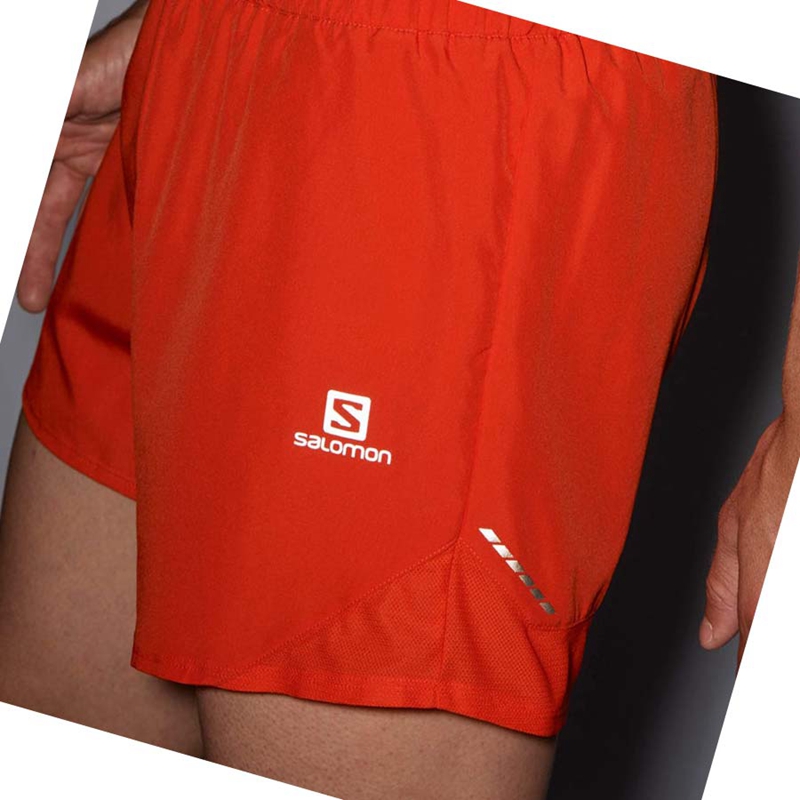 Salomon CROSS REBEL 5'' Kurze Hose Herren Orange | NZJRCFV-09