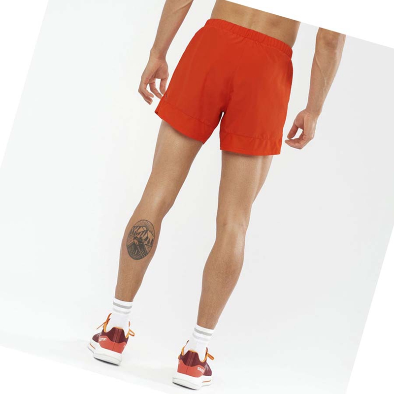 Salomon CROSS REBEL 5'' Kurze Hose Herren Orange | NZJRCFV-09