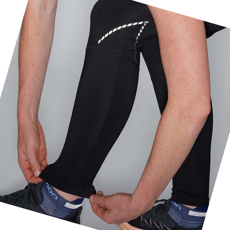 Salomon CROSS RUN 28'' Hose Damen Schwarz | KQRSUFP-45