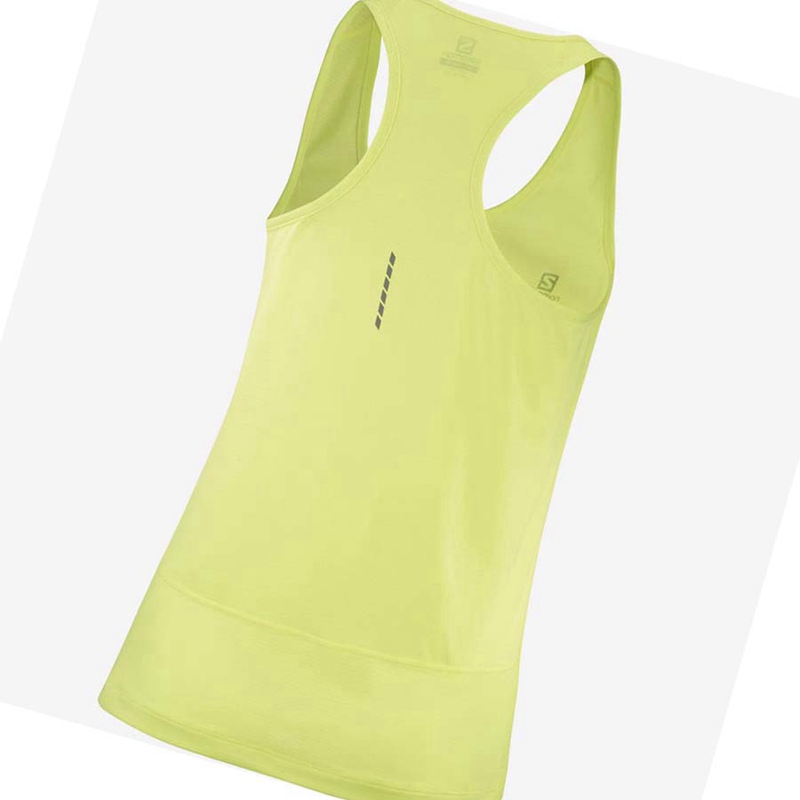 Salomon CROSS RUN T-shirts Damen Grün | UNKDVMW-19
