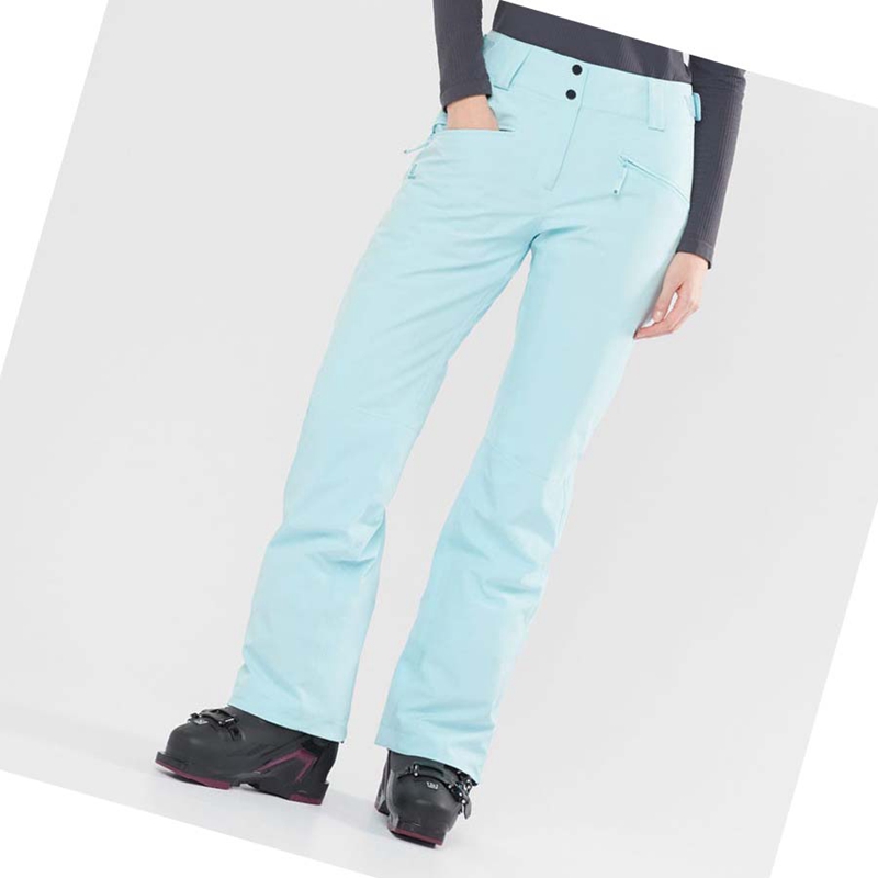 Salomon EDGE Ski Hosen Damen Mintfarben | JXVQDNY-21