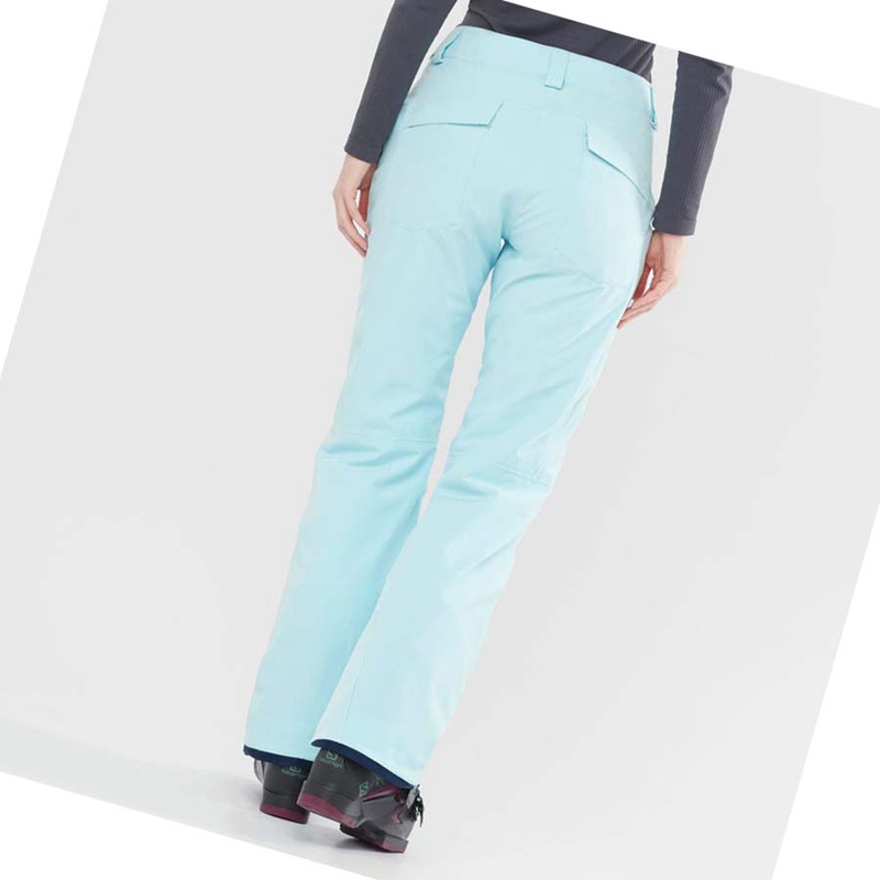Salomon EDGE Ski Hosen Damen Mintfarben | JXVQDNY-21