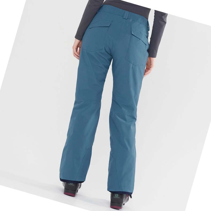 Salomon EDGE Ski Hosen Damen Türkis | DHXJZAS-64