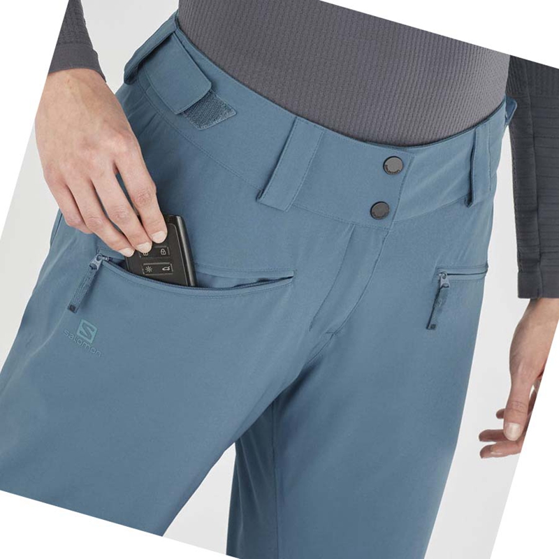 Salomon EDGE Ski Hosen Damen Türkis | DHXJZAS-64