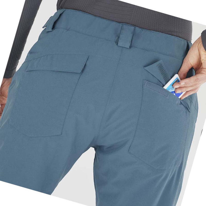Salomon EDGE Ski Hosen Damen Türkis | DHXJZAS-64