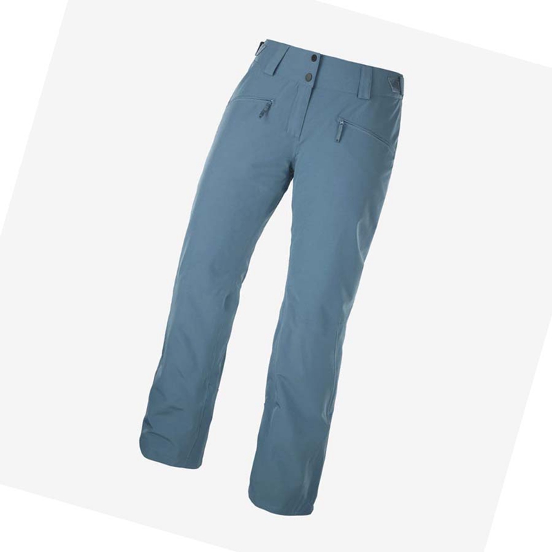 Salomon EDGE Ski Hosen Damen Türkis | DHXJZAS-64