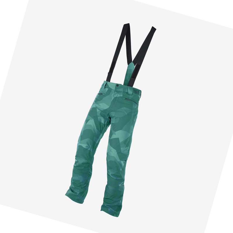 Salomon EDGE Ski Hosen Herren Grün | ZLYRHXT-60