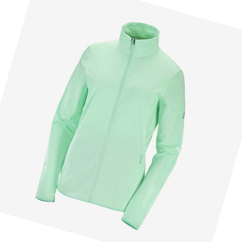 Salomon ESSENTIAL LIGHTWARM Hoodie Damen Grün | RCMJBNT-97