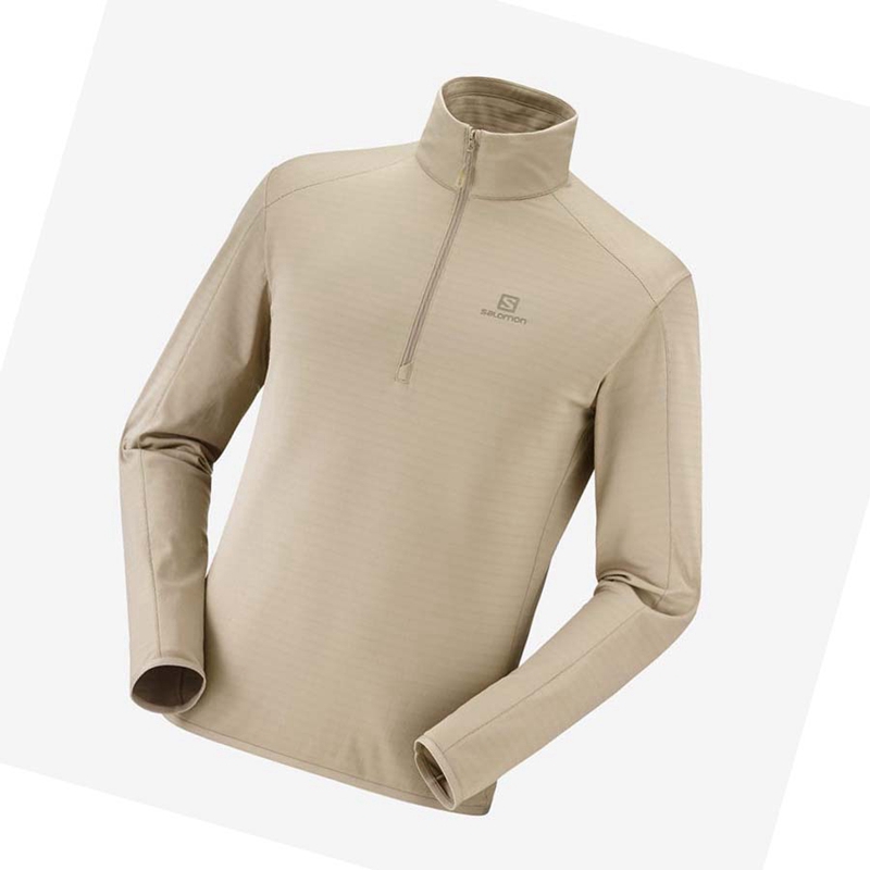 Salomon ESSENTIAL LIGHTWARM Hoodie Herren Grau | PKLQMOZ-43