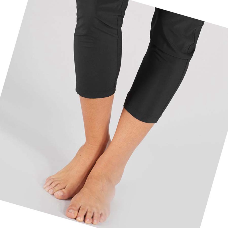 Salomon ESSENTIAL LIGHT Hose Damen Schwarz | OGQMRVL-67