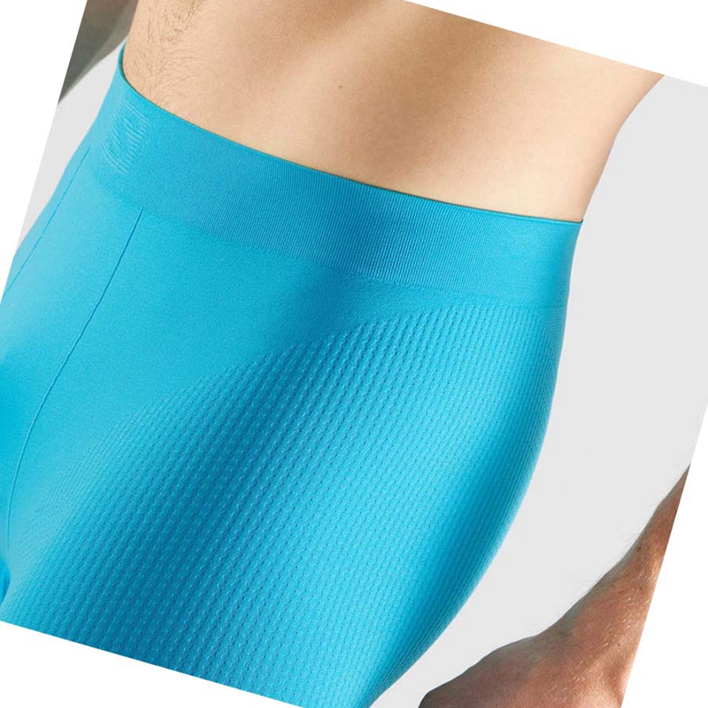 Salomon ESSENTIAL SEAMLESS Hose Herren Blau | MQERTKU-37