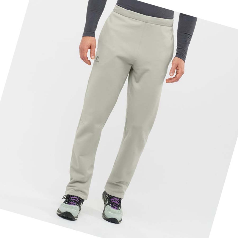 Salomon ESSENTIAL WARM FLEECE Hose Herren Beige | DGNRIJO-30