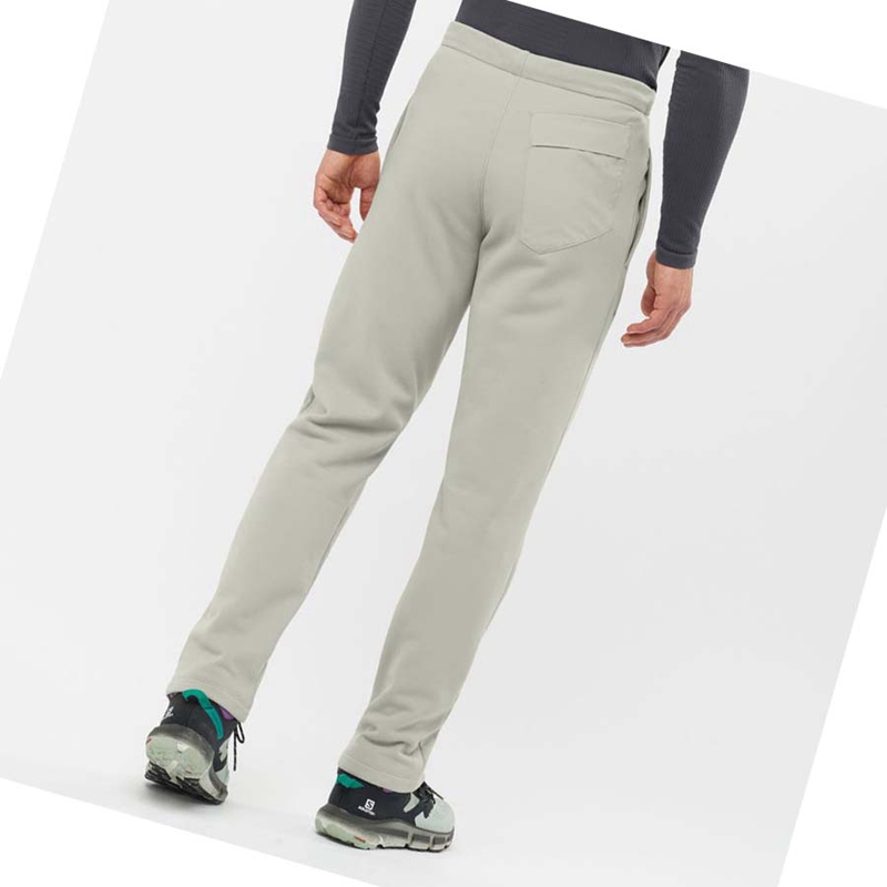 Salomon ESSENTIAL WARM FLEECE Hose Herren Beige | DGNRIJO-30