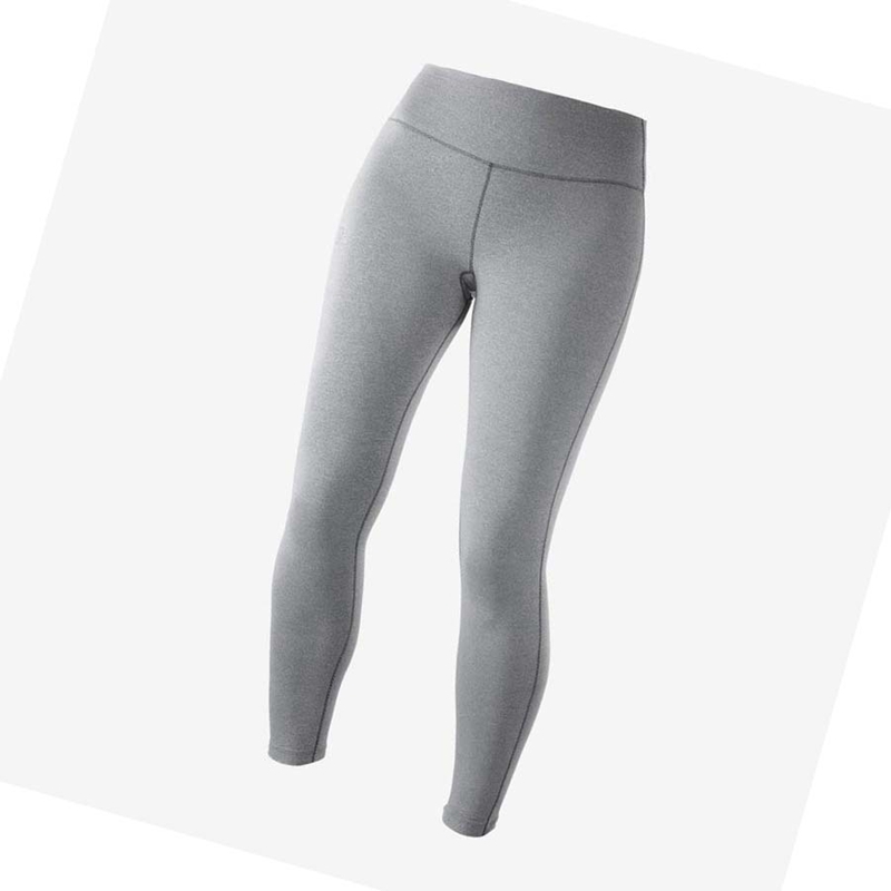 Salomon ESSENTIAL WARM Hose Damen Grau | EOIWXAZ-95