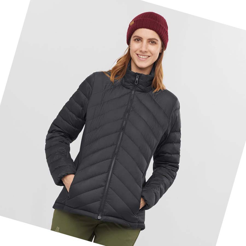 Salomon ESSENTIAL XWARM DOWN INSULATED Jacke Damen Schwarz | BLSMDQY-30