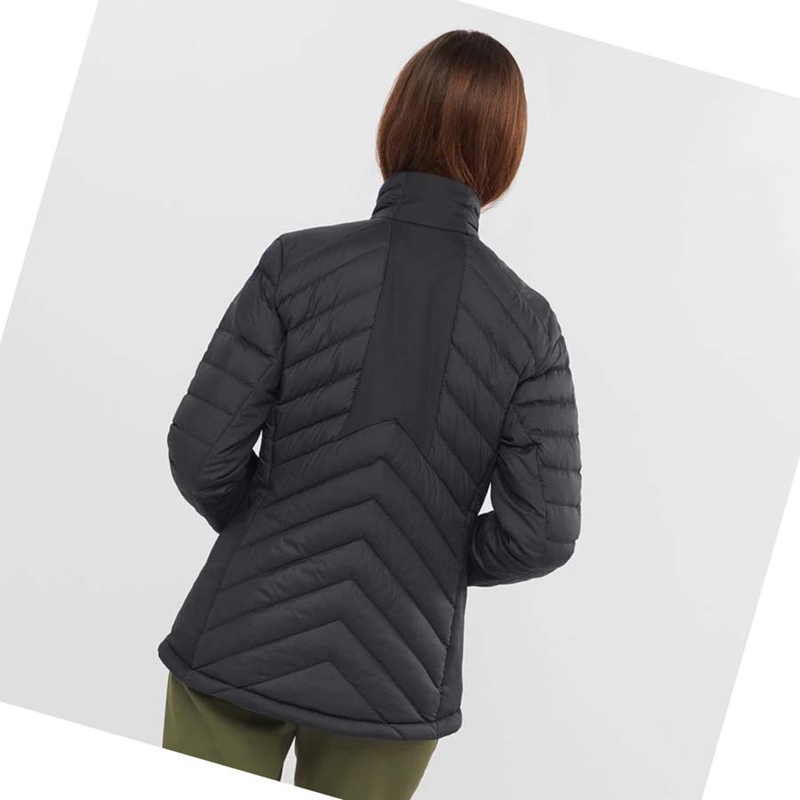 Salomon ESSENTIAL XWARM DOWN INSULATED Jacke Damen Schwarz | BLSMDQY-30