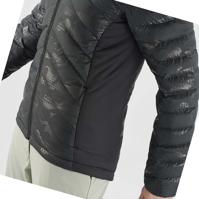 Salomon ESSENTIAL XWARM DOWN INSULATED Jacke Damen Schwarz Schwarz | HOYZFKC-61