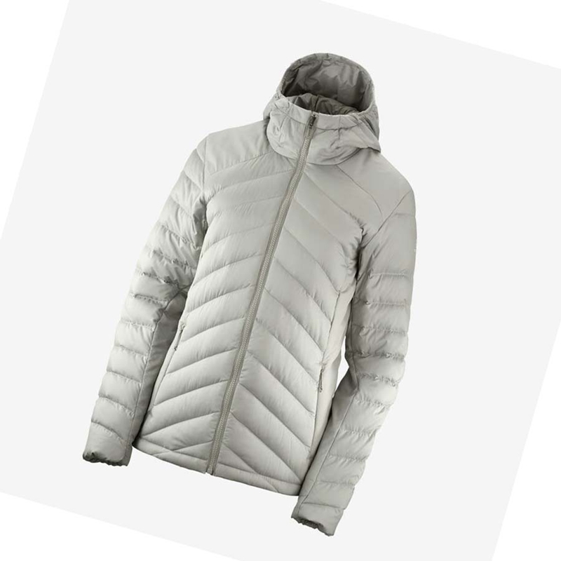 Salomon ESSENTIAL XWARM DOWN INSULATED Jacke Damen Weiß | KGSLIBO-80