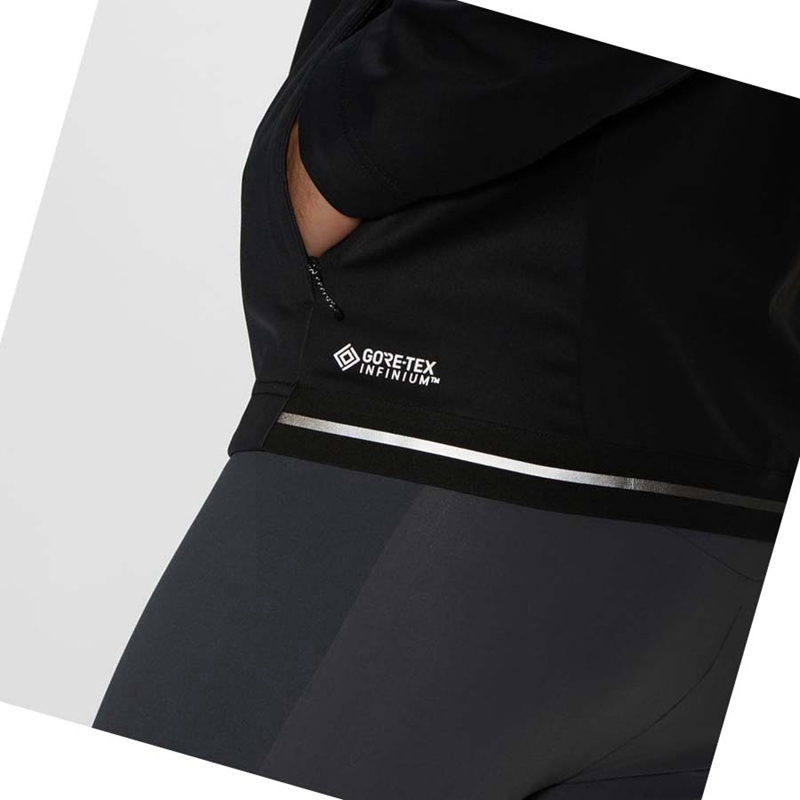 Salomon GORE TEX INFINIUM™ WINDSTOPPER® Jacke Herren Schwarz | ERZGPHX-61