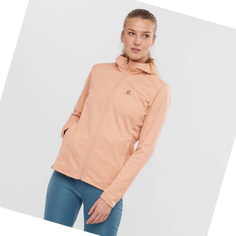Salomon GORE TEX INFINIUM™ WINDSTOPPER® Jacke Damen Rosa | KARIEJG-83